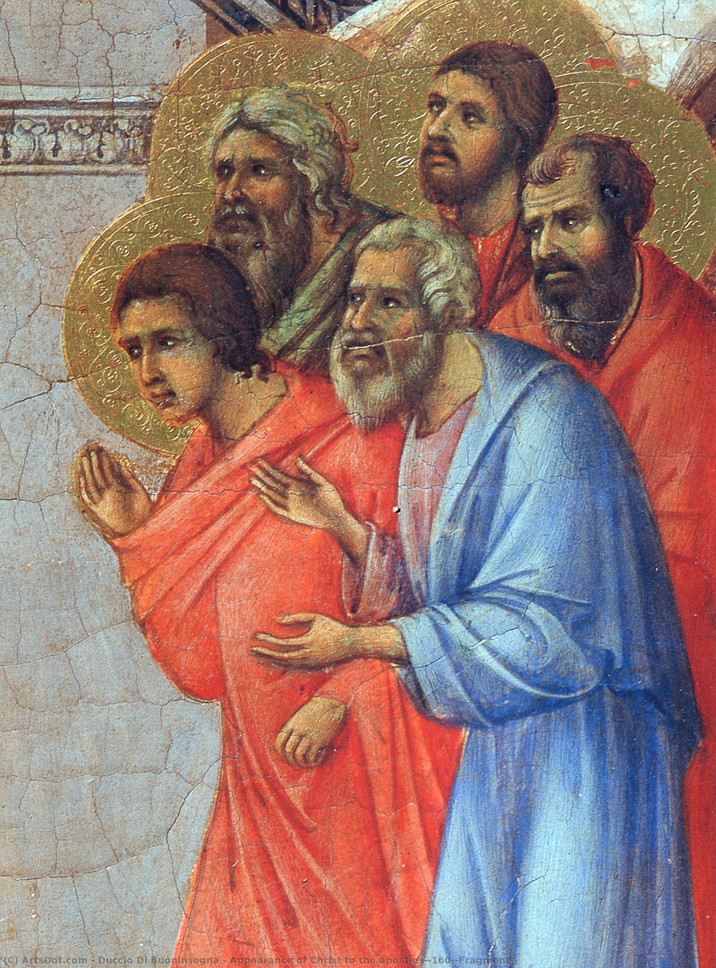 Appearance Of Christ To The Apostles (fragment) — Duccio Di Buoninsegna