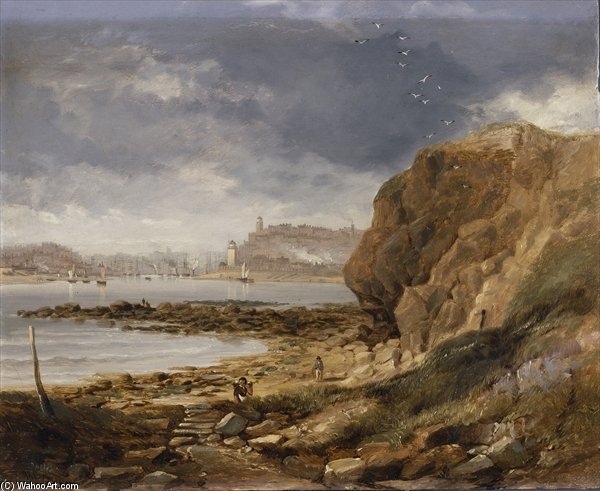 Shields From The Harbour Mouth — John Wilson Carmichael
