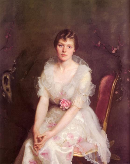 Portrait Of Louise Converse — William Mcgregor Paxton