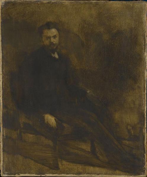 Portrait De Geffroy — Eugène Anatole Carrière