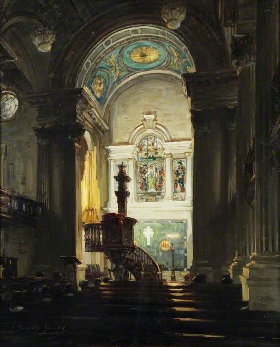 The Chancel, St Andrew's Parish Church, Glasgow — William Somerville Shanks