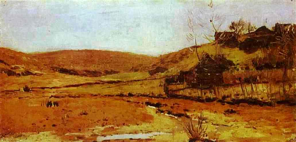 Valley Of A River. Study — Isaak Ilyich Levitan