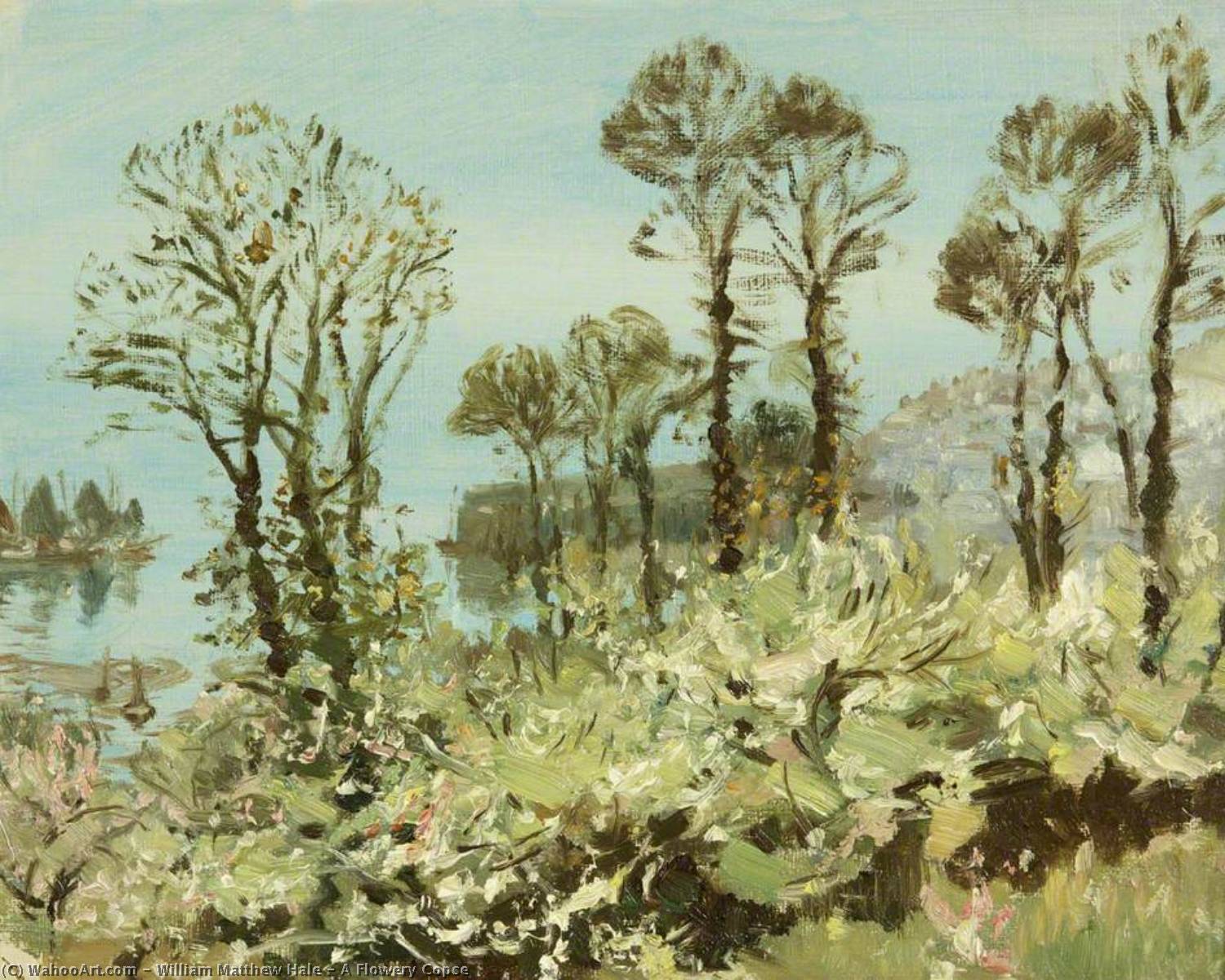 A Flowery Copse — William Matthew Hale