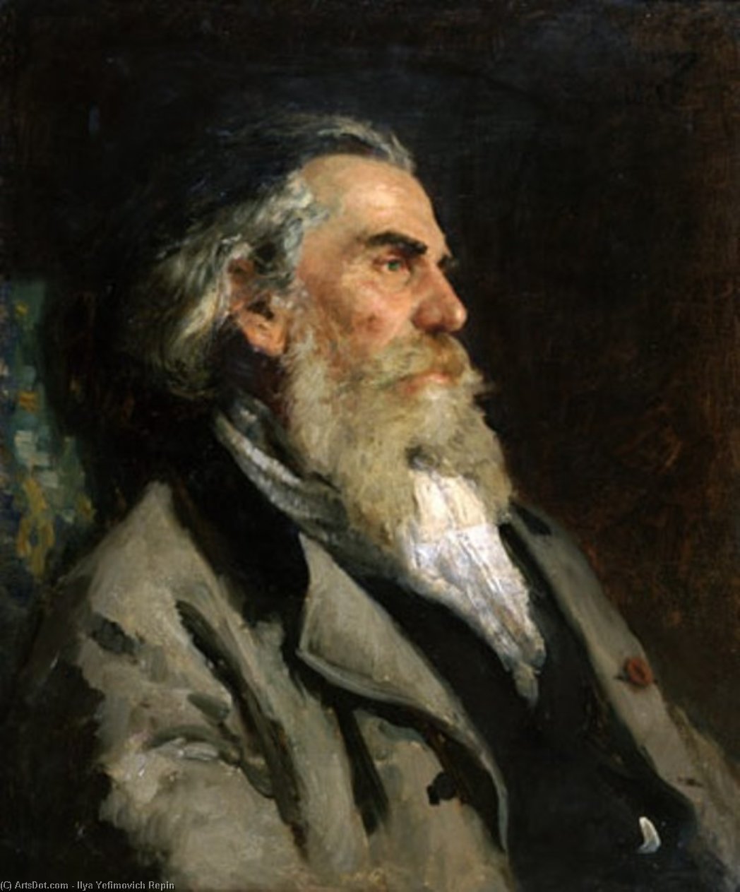 Portrait Of The Artist A. P. Bogolubov 1 — イリヤ・エフモヴィチ・レピン