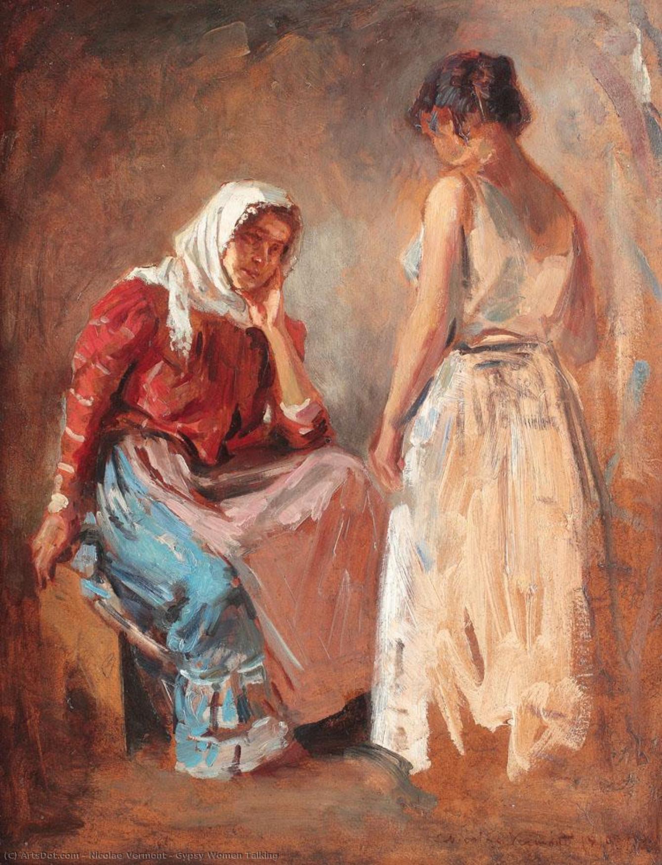 Gypsy Women Talking — Nicolae Vermont