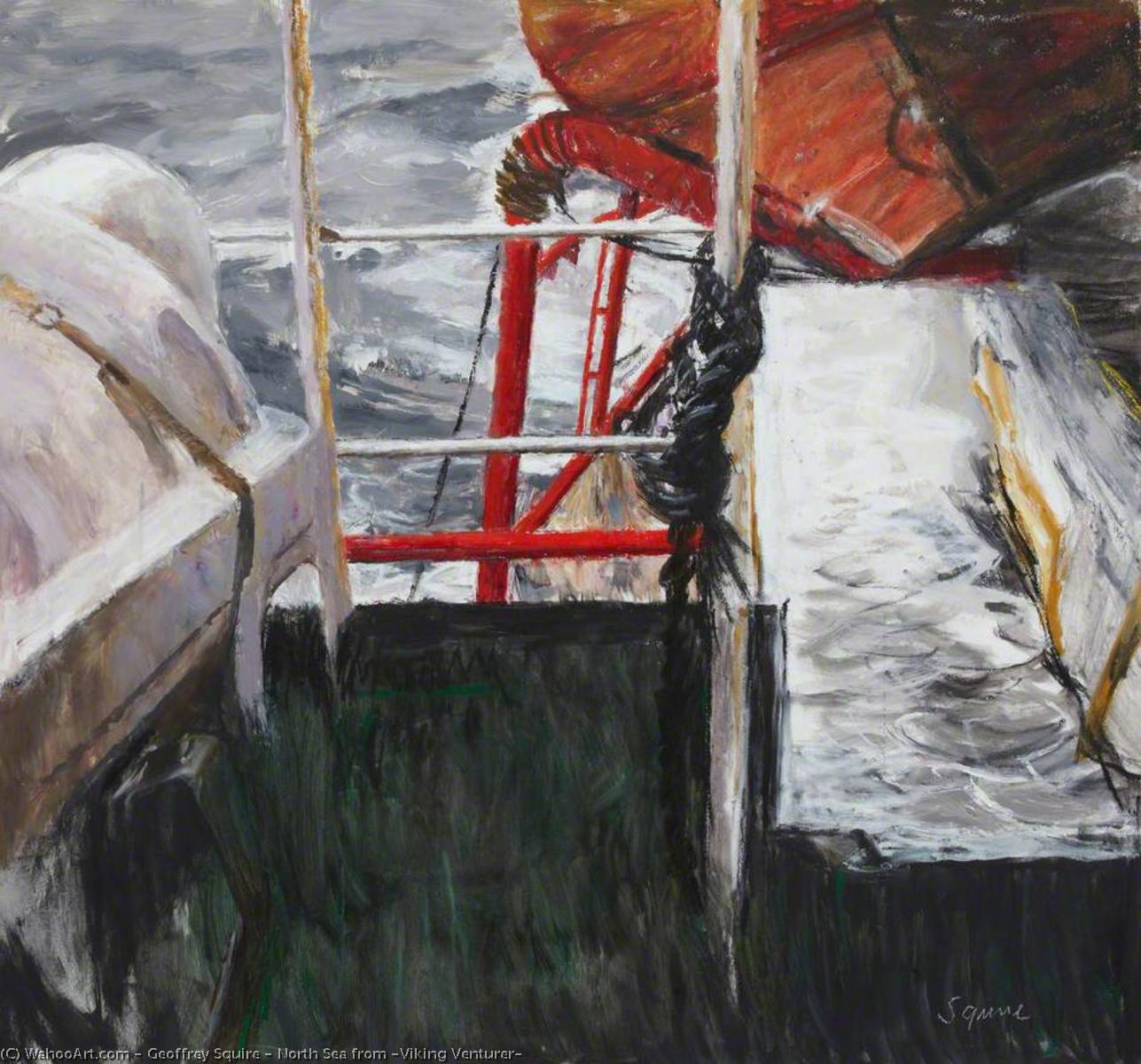 North Sea From 'viking Venturer' — Geoffrey Squire