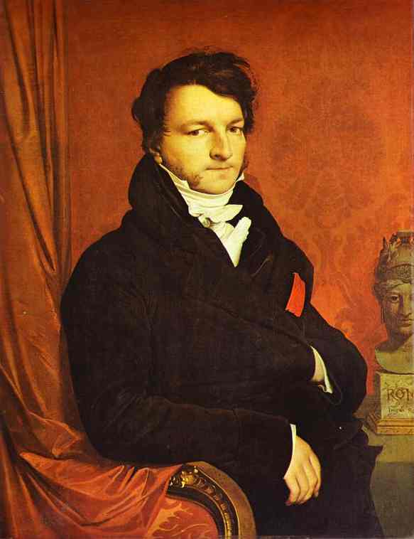 Portrait Of Jacques Marquet, Baron De Montbreton De Norvins — Jean-auguste-dominique Ingres