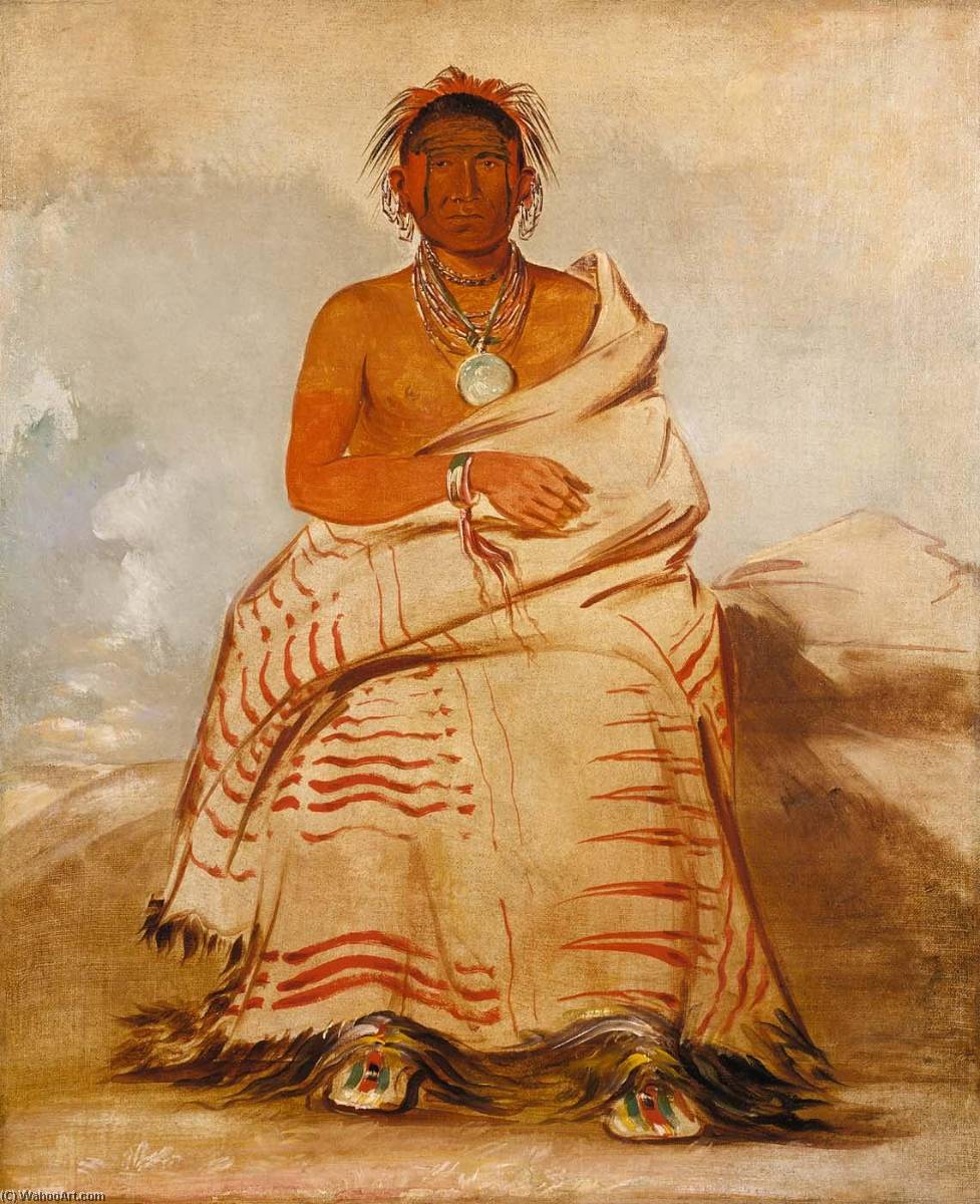L'har E Tar Rúshe, Ill Natured Man, A Skidi (wolf) Pawnee — Джордж Катлин