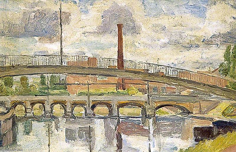 The Bridge At Auxerre, France — Vanessa Bell