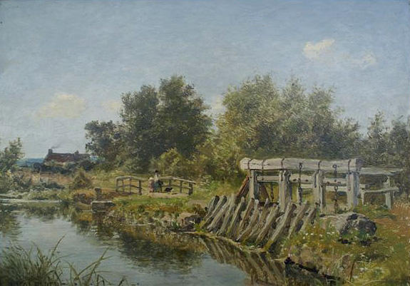 Lock Scene — R.a Benjamin Williams Leader