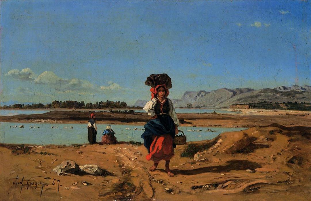 Laundresses By The Durance — Paul Camille Guigou