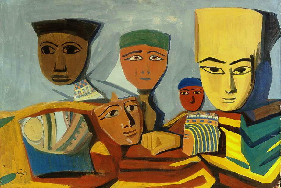 Egyptian Masks — Мартирос Сарјан