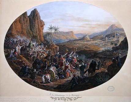 Design For A Set Of Plates Depicting 'the Pilgrimage_2 — Jean-charles Develly