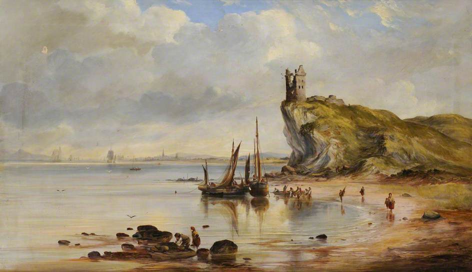 Greenan Castle And Ayr Bay — William Muir
