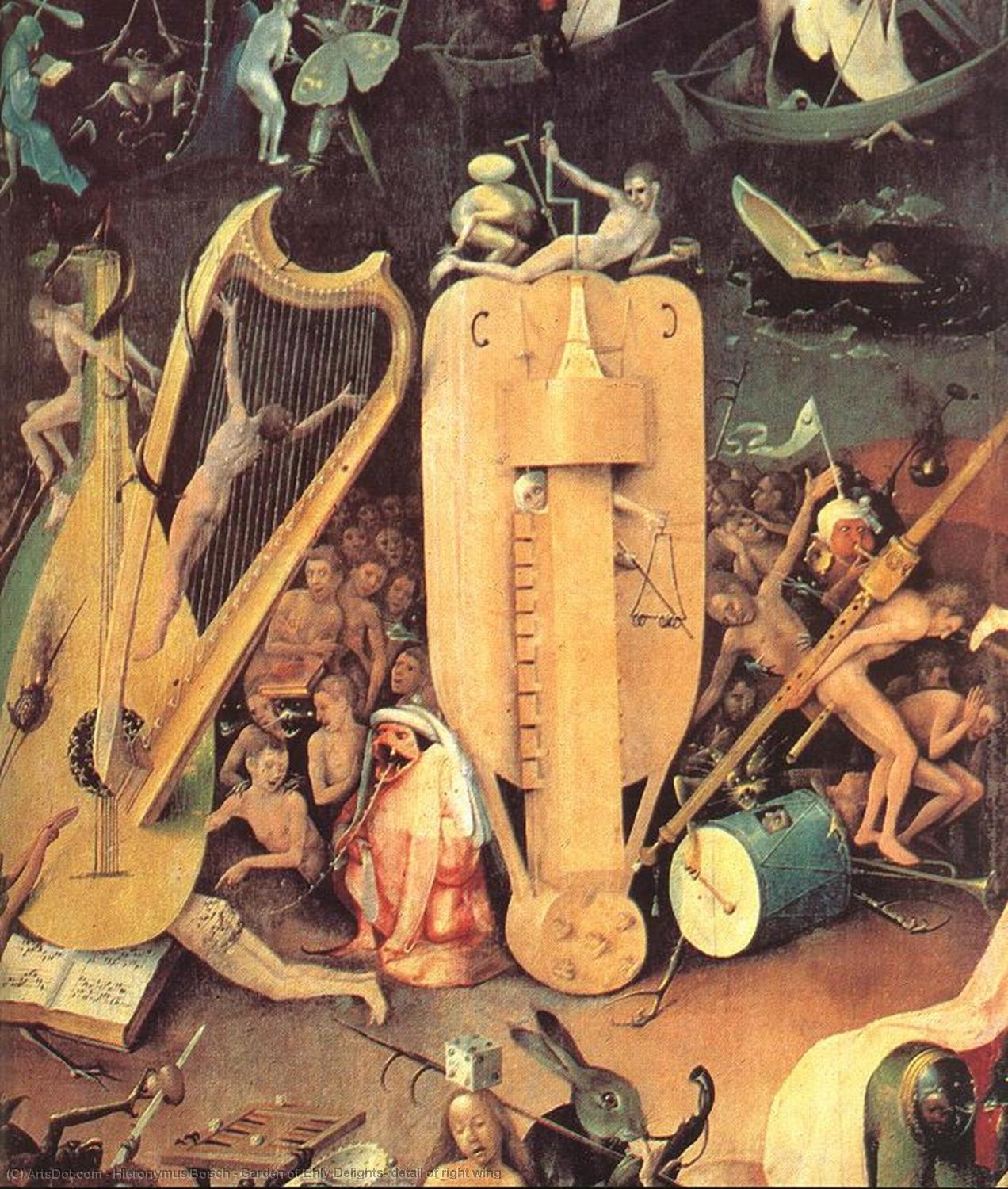 Der Garten Der Lusten – Detail Rechtsseitiger Flügel — Hieronymus Bosch