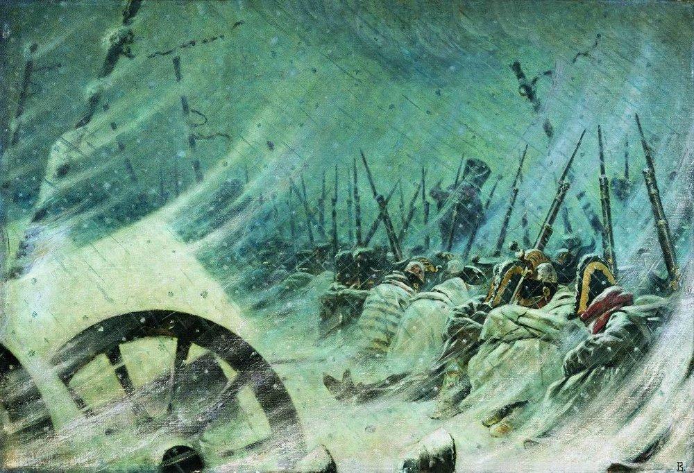 The Night Bivouac Of The Great Army — Vasily Vasilevich Vereshchagin