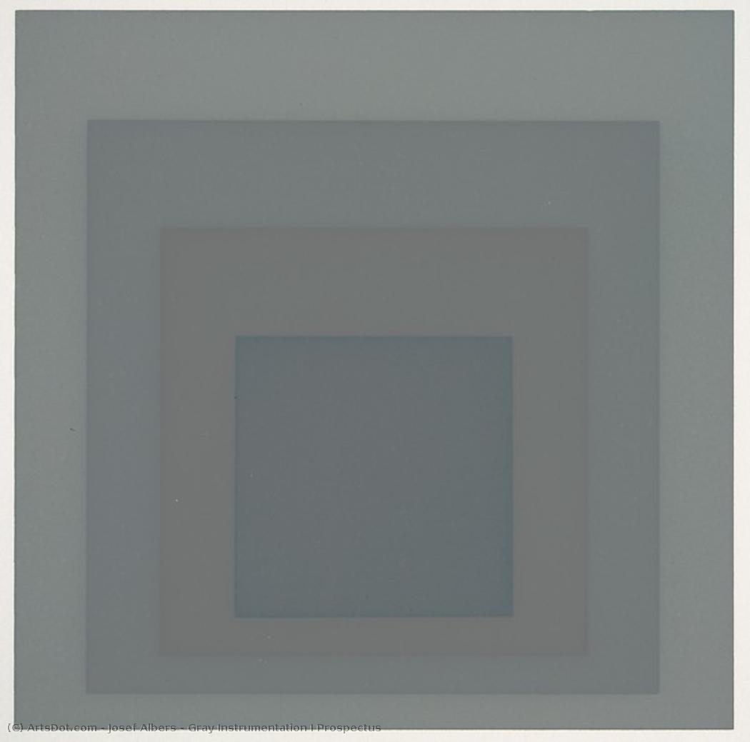 Gray Instrumentation I Prospectus — Josef Albers