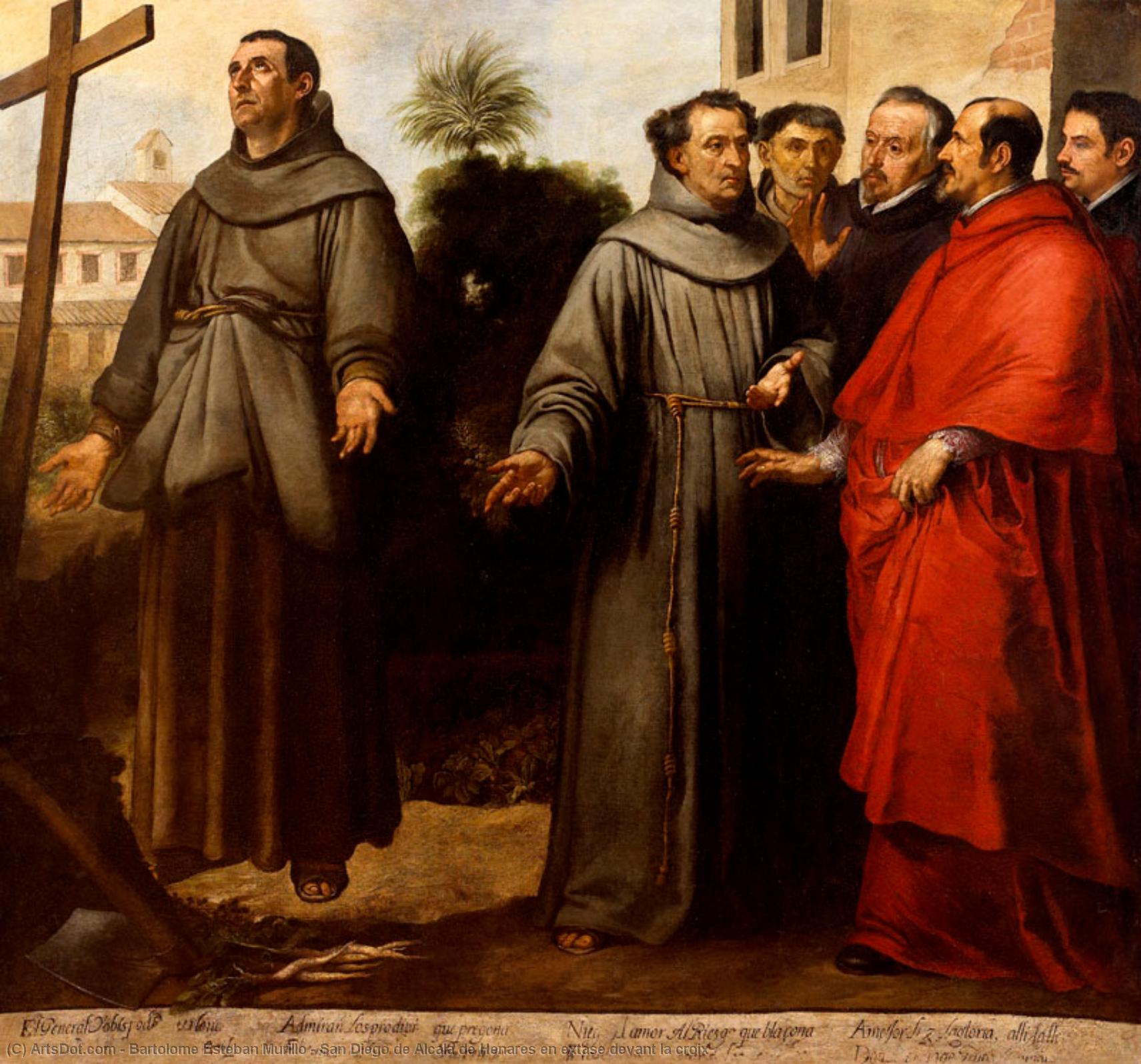 San Diego De Alcala De Henares Im Ekstase Vor Dem Kreuz — Bartolomé Esteban Murillo