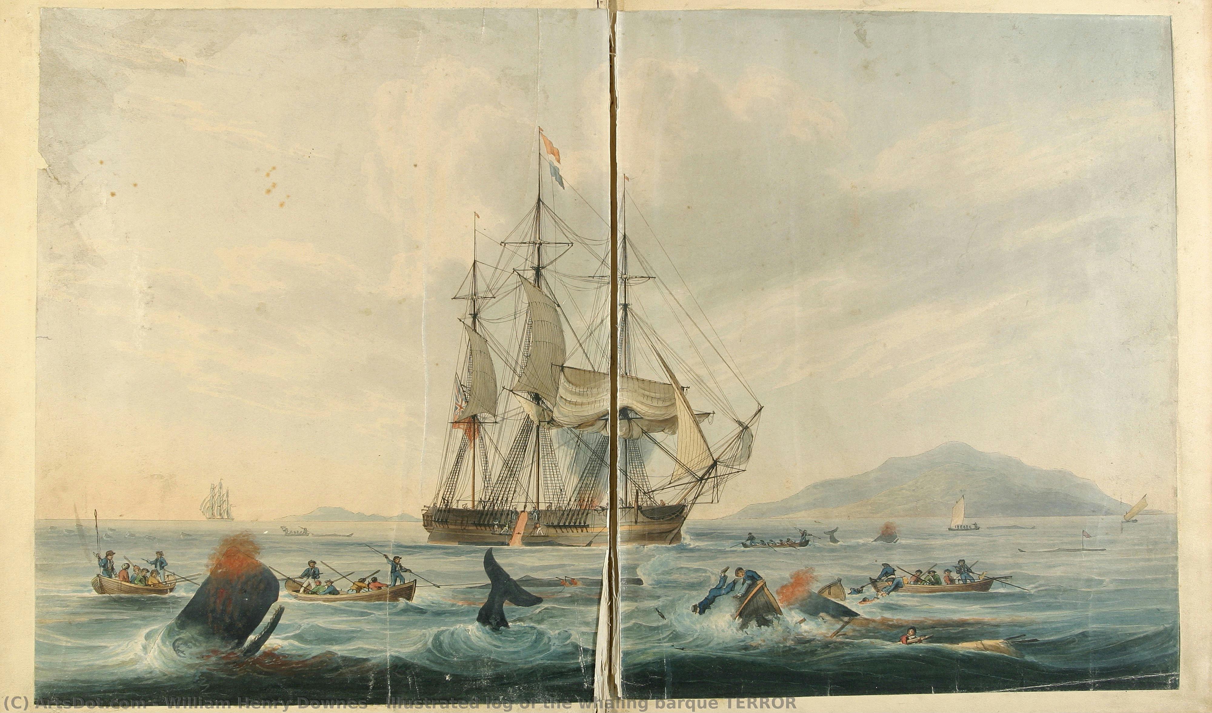 Illustrated Log Of The Whaling Barque Terror — William Henry Downes