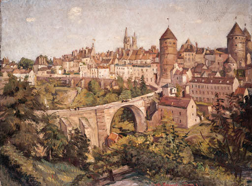 Landscape At The Yonne — Емил Бернар
