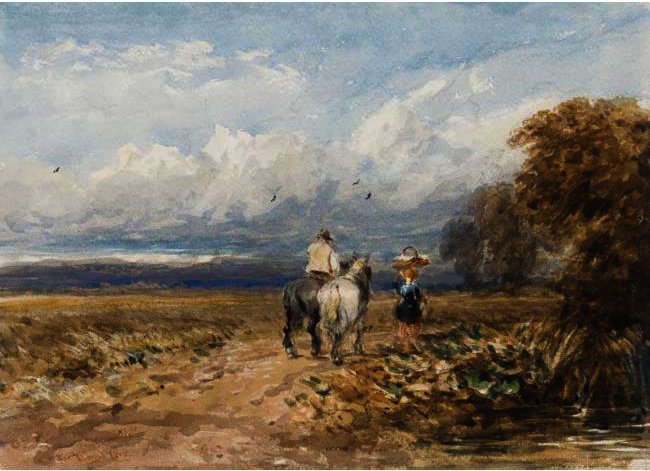 The Road By The Moor — David Cox