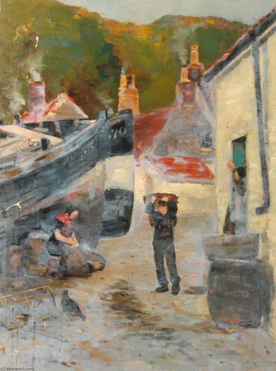 Fishing Village — William Henry Charlton