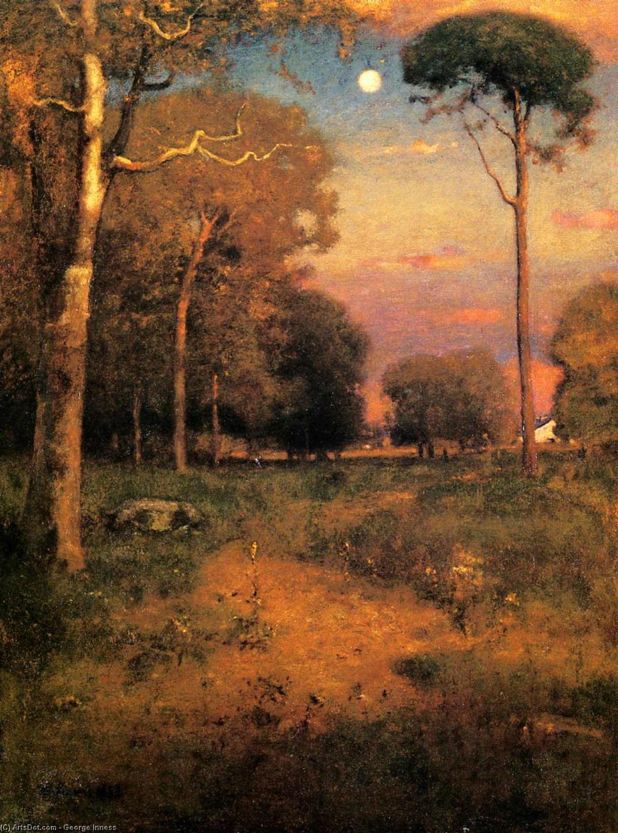 Early Moonrise, Florida (also Known As Early Morning, Florida) — Джордж Иннесс