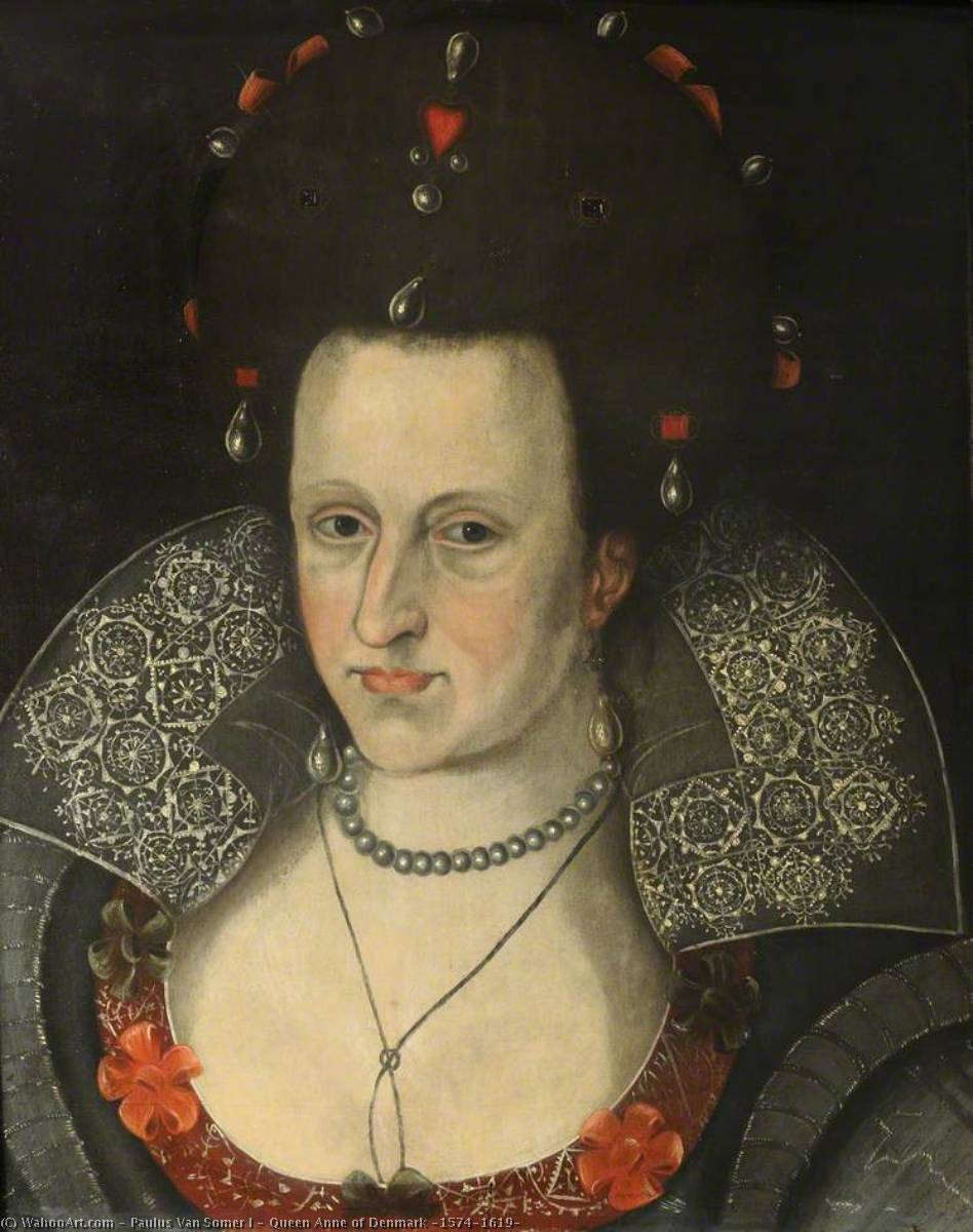 Queen Anne Of Denmark (1574–1619) — Paulus Van Somer I