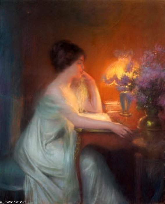 Femme A La Lecture — デルフィン・アンジョラス