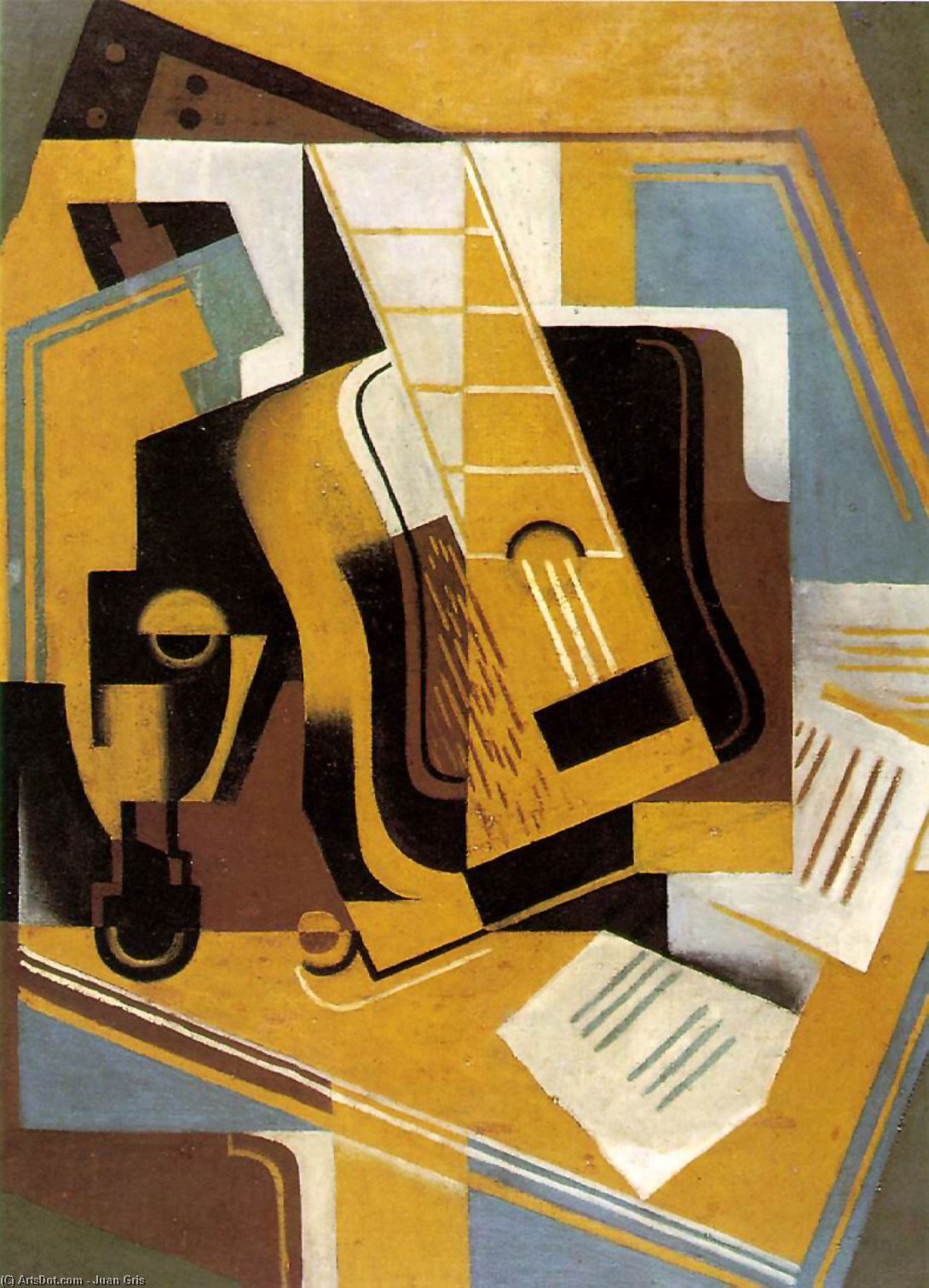 La Guitarra - - — Juan Gris