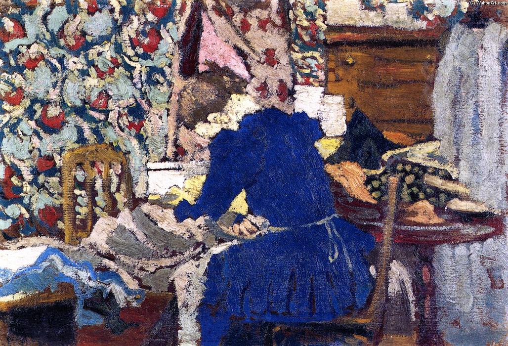 Interior (also Known As Marie Leaning Over Her Work) — Jean-édouard Vuillard