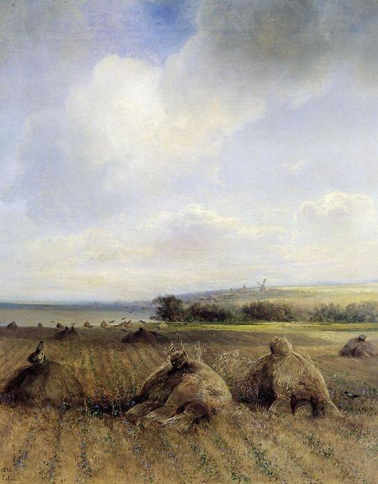 By Late Summer, On The Volga — Aleksey Savrasov