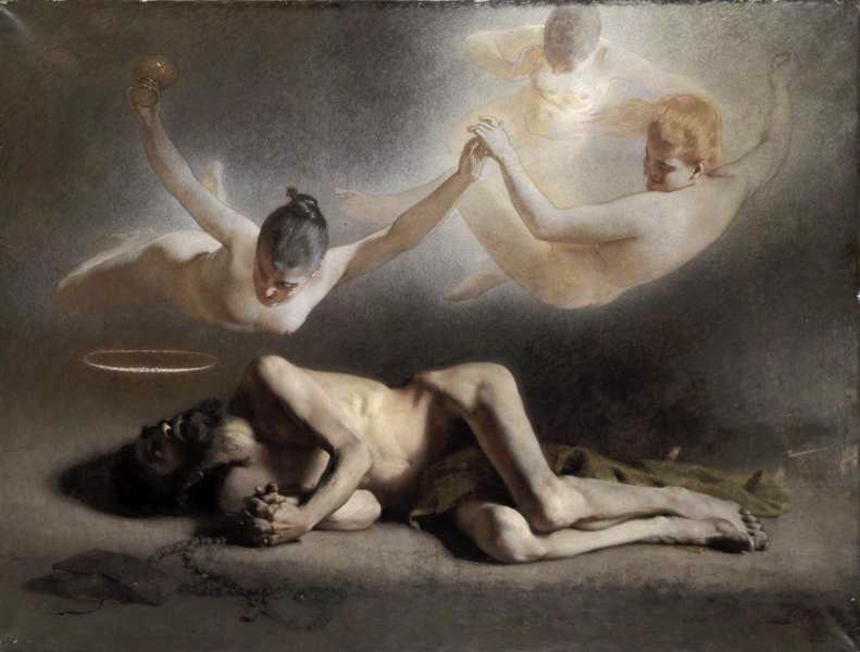 Tentation De Saint Jérome Tentation — Zacharie Philippe Ernest
