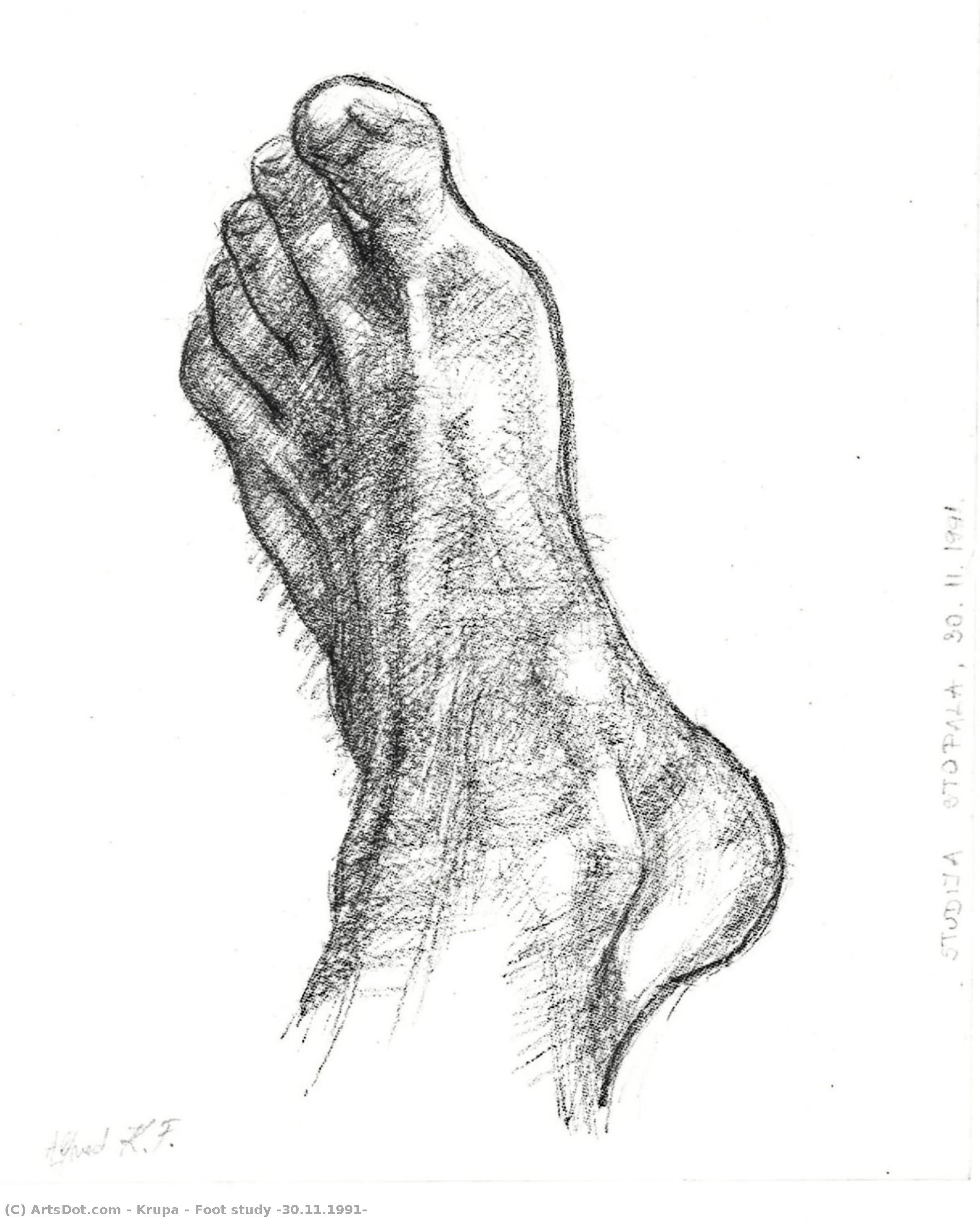 Foot Study (30.11.1991) — Alfred Freddy Krupa