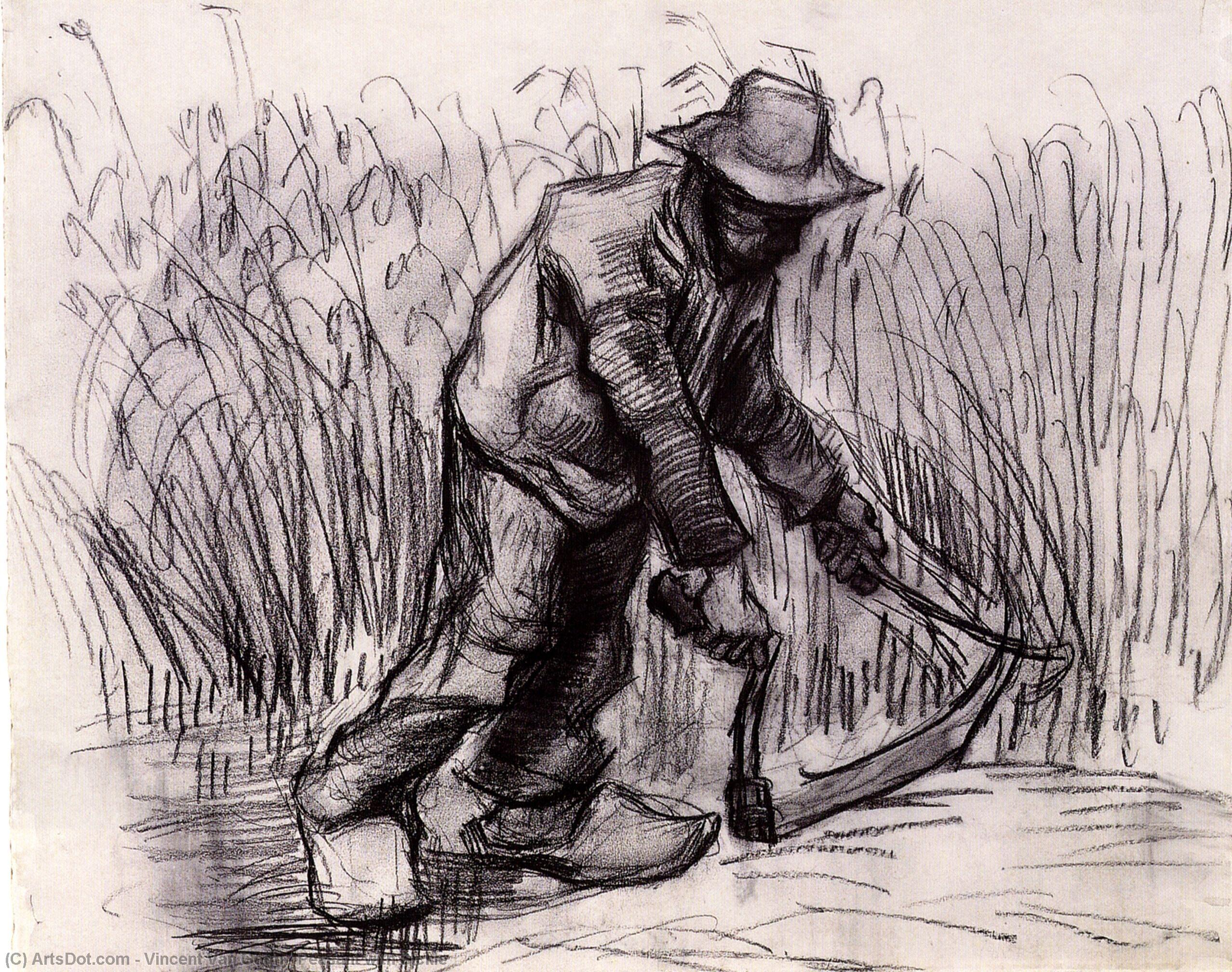 Peasant With Sickle — Vincent Willem Van Gogh