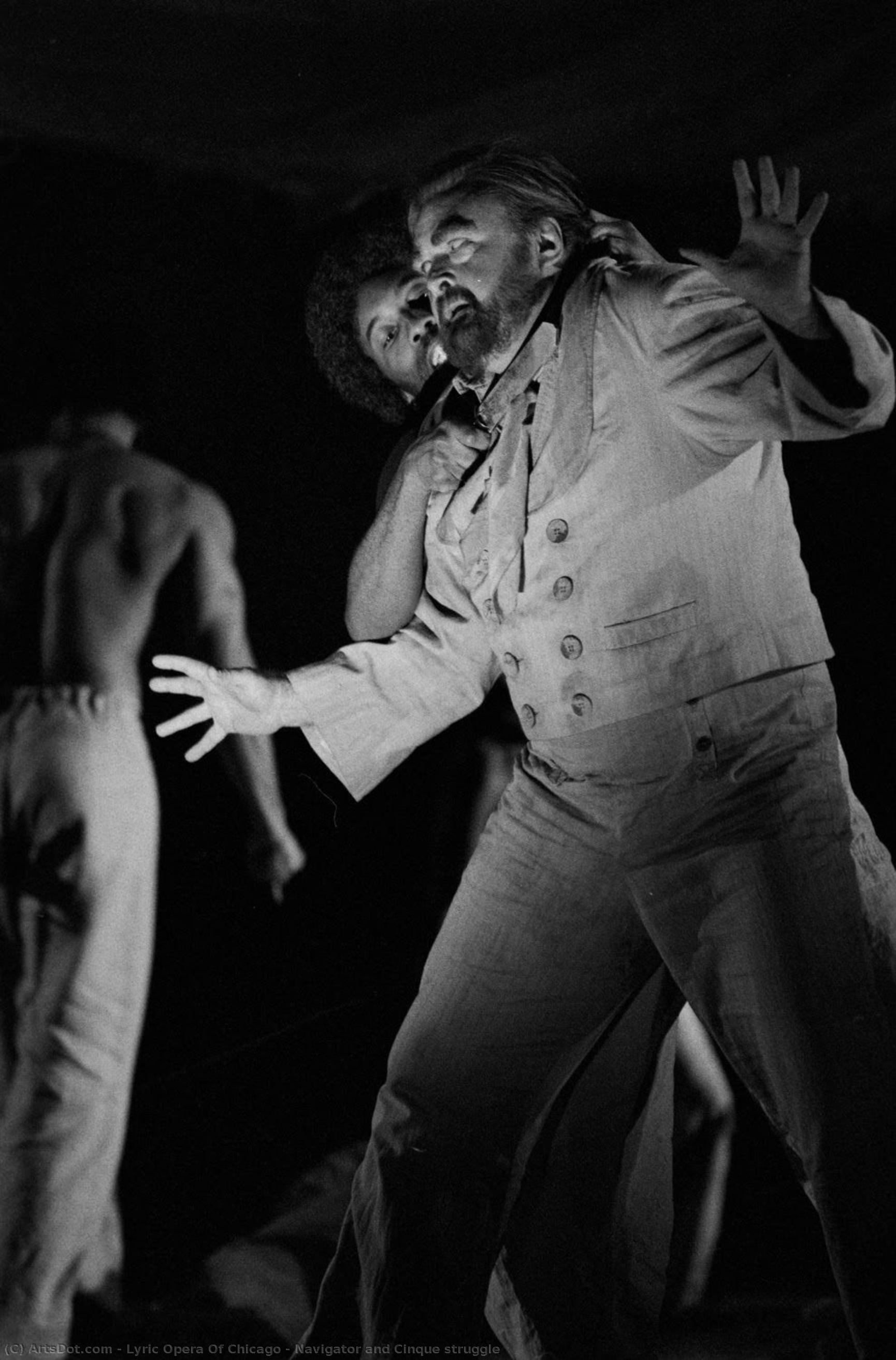 Navigator And Cinque Struggle — Lyric Opera Of Chicago
