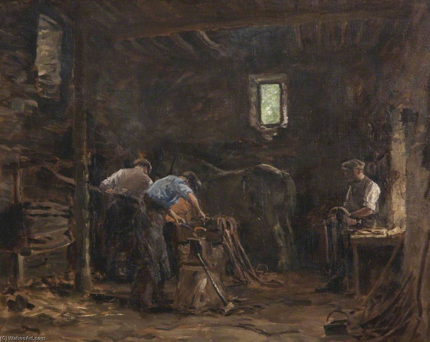 Forge, Chedworth — Joseph Barnard Davis