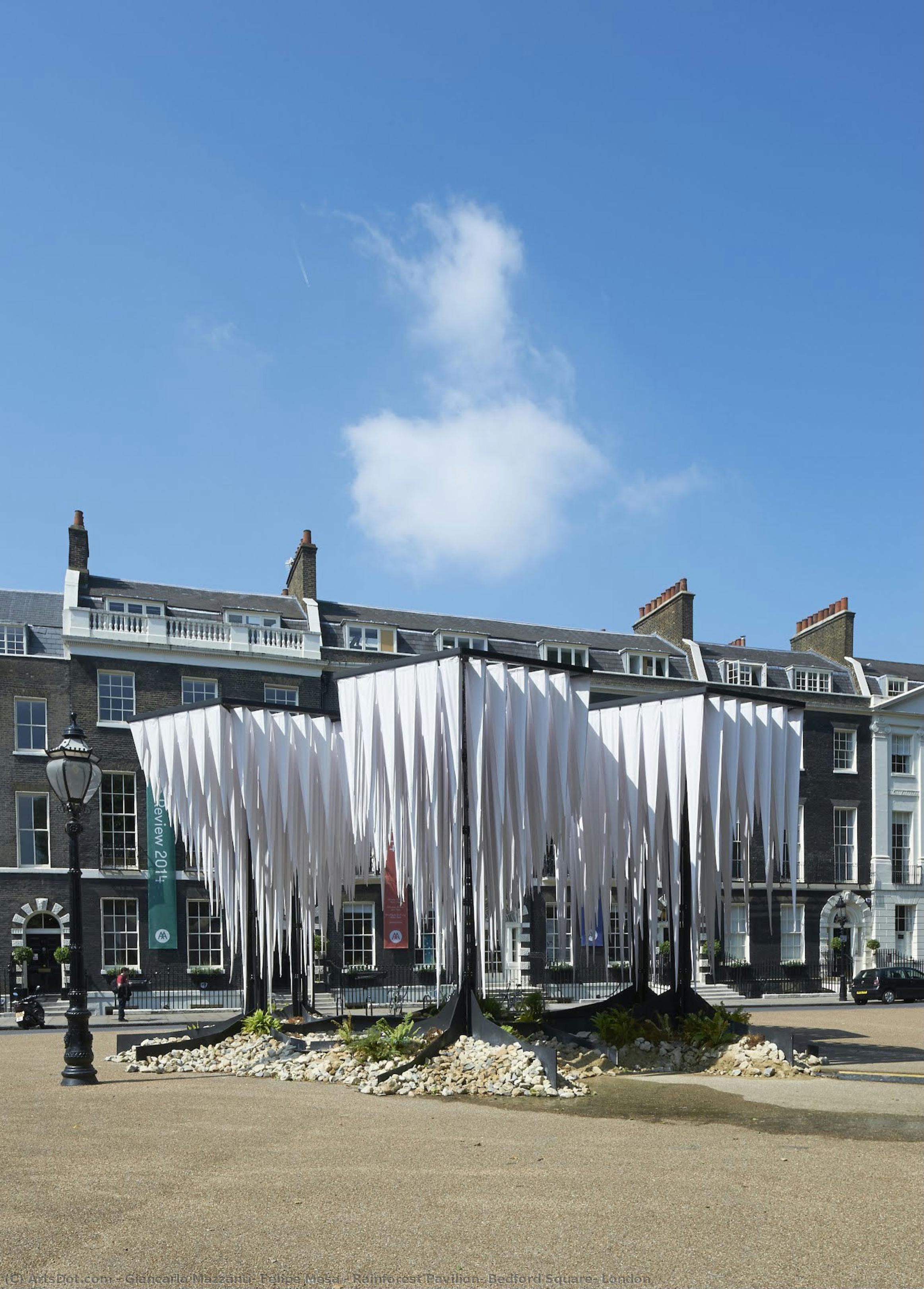 Rainforest Pavilion, Bedford Square, London — Giancarlo Mazzanti, Felipe Mesa