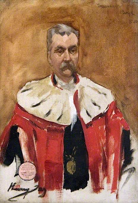 John Boyd, City Treasurer, Edinburgh (sketch) — Sir John Lavery