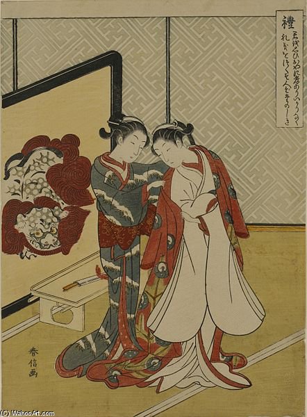 Woodblock — Suzuki Harunobu