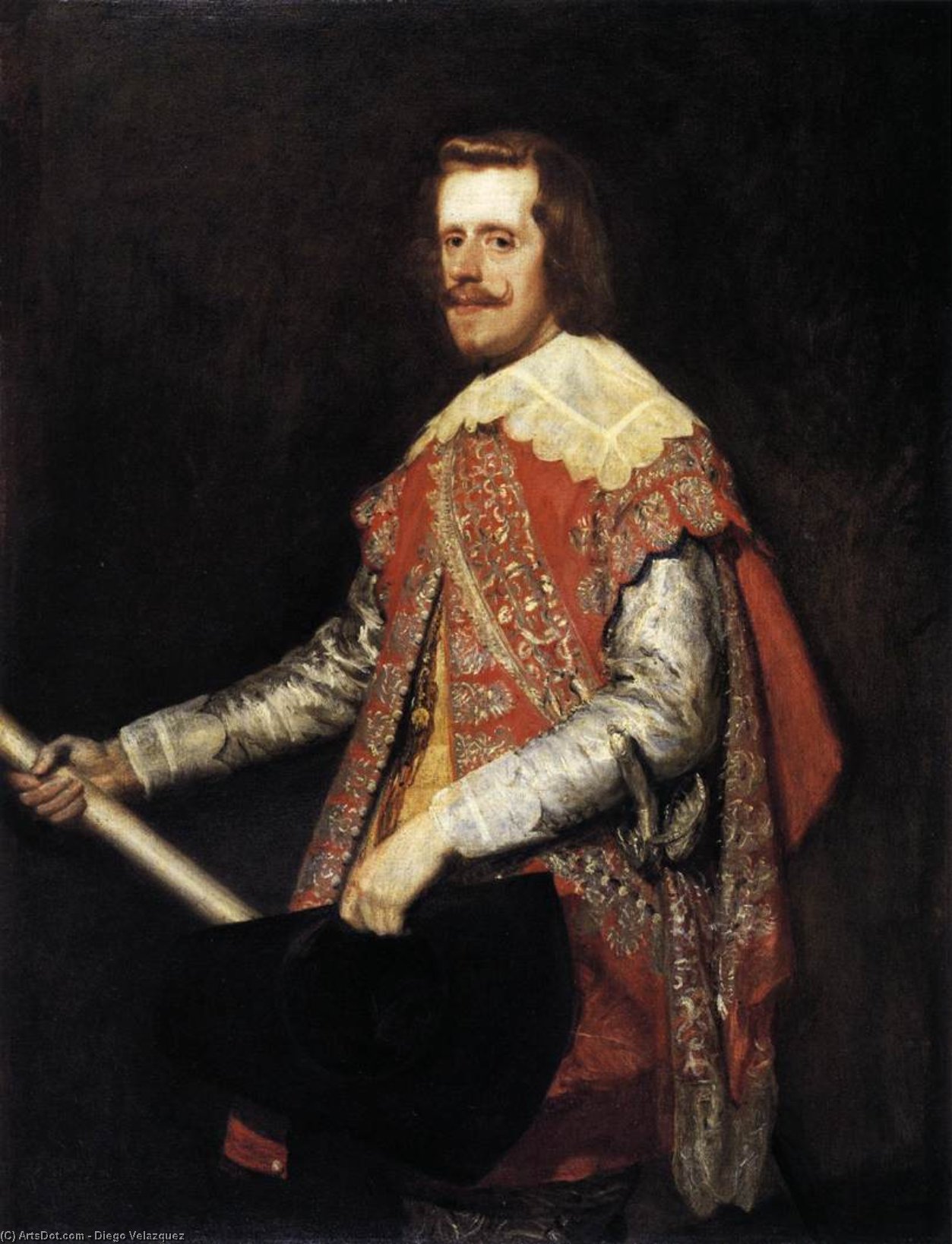 Phillip Iv En Uniforme Militar (el Retrato De Fraga) — Diego Rodríguez De Silva Y Velázquez
