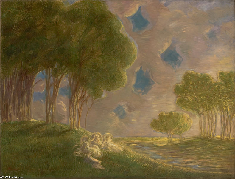 Landscape — Gaetano Previati