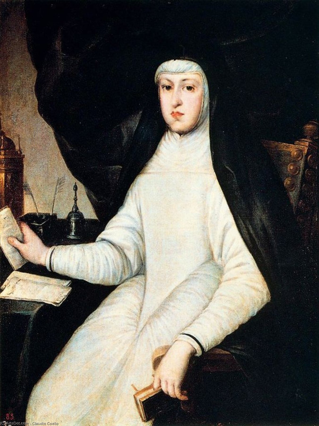Doña Mariana De Austria, Reina De España — Claudio Coello
