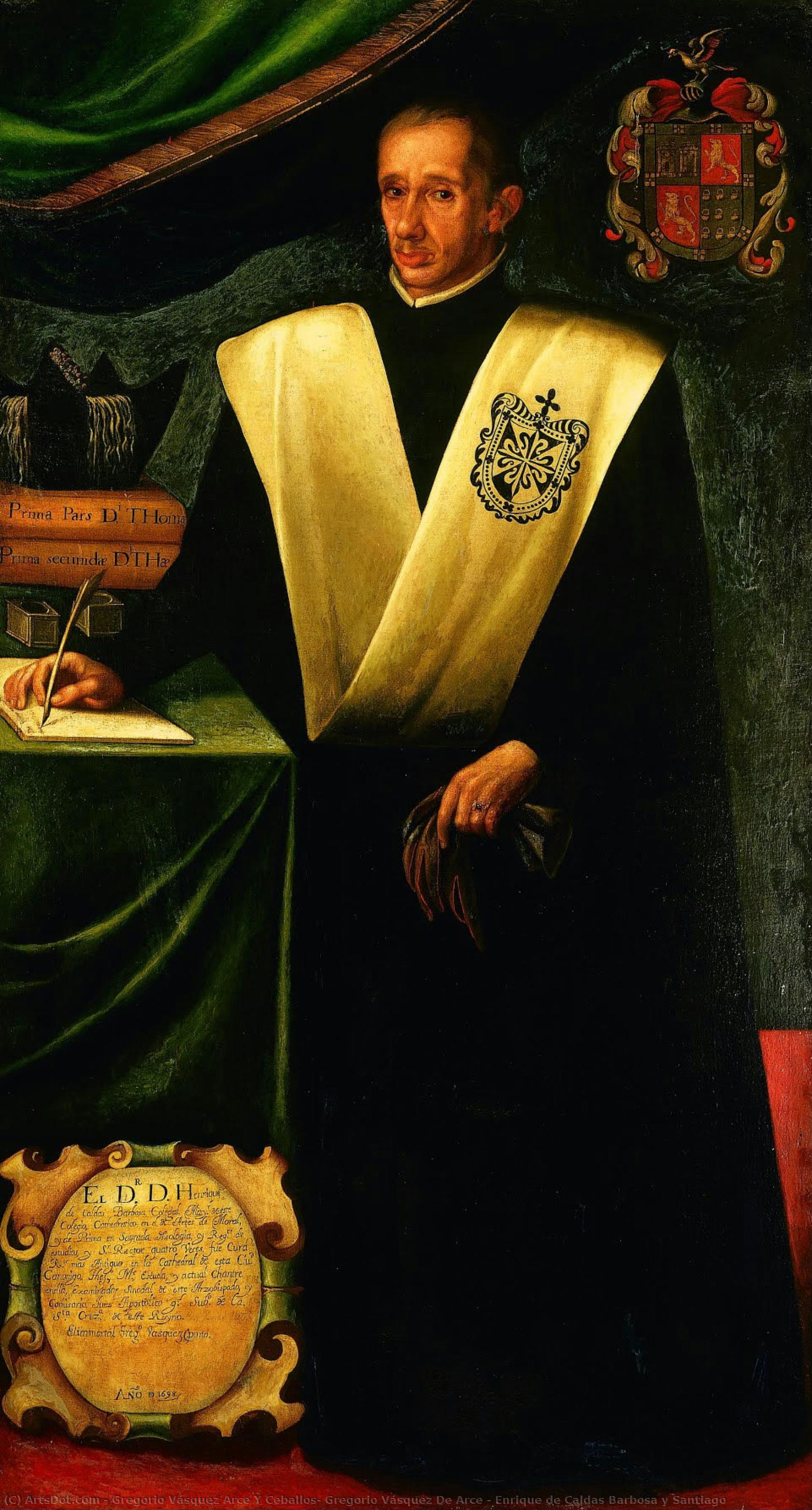 Enrique De Caldas Barbosa Y Santiago — Gregorio Vásquez De Arce Y Ceballos