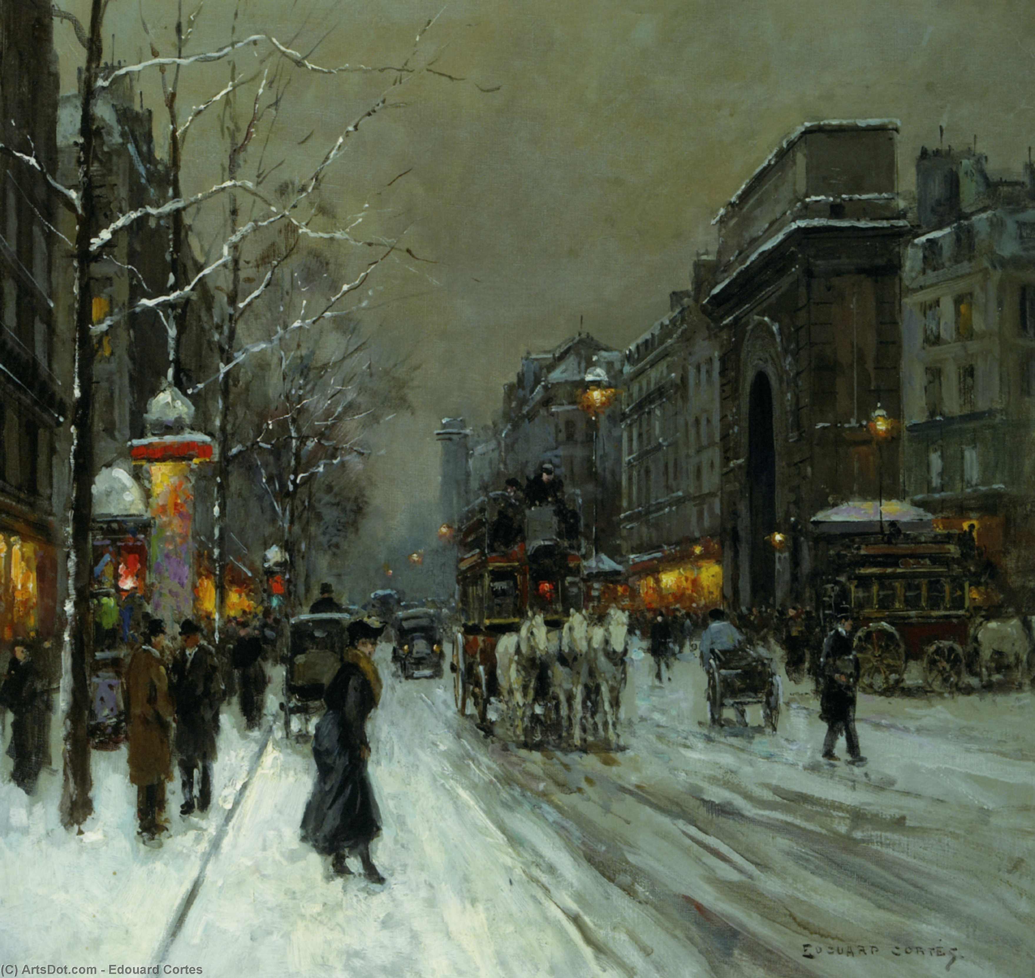 The Grands Boulevards Porte And Port Denis Martin — Édouard Cortès