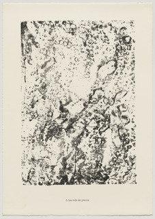 Nests Of Stone (les Nids De Pierres) From The Portfolio Theater Of The Earth (théâtre Du Sol) From Phenomena (les Phénomènes) — Jean Philippe Arthur Dubuffet