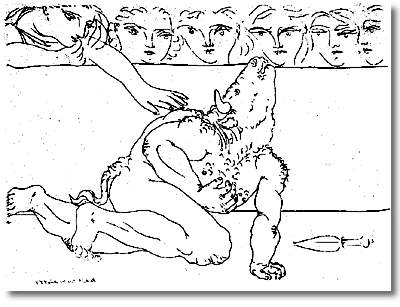 El Minotauro Muriendo — Pablo Picasso