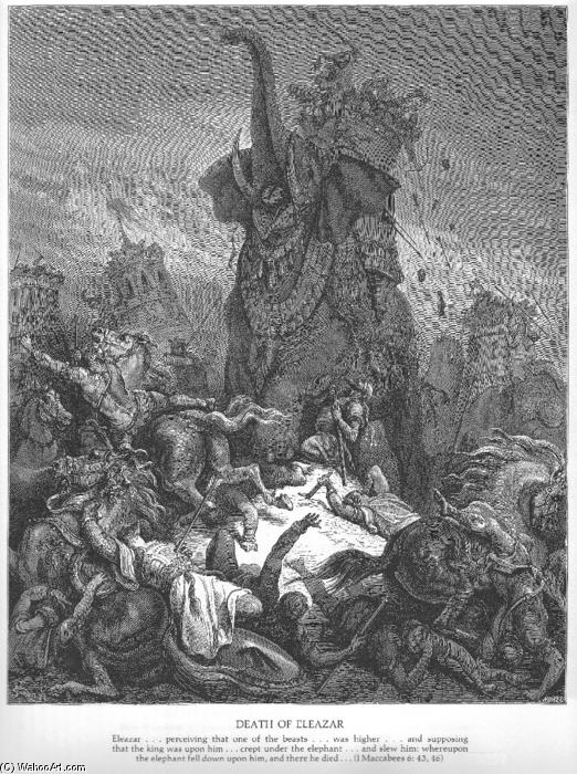 The Death Of Eleazar — Paul Gustave Doré