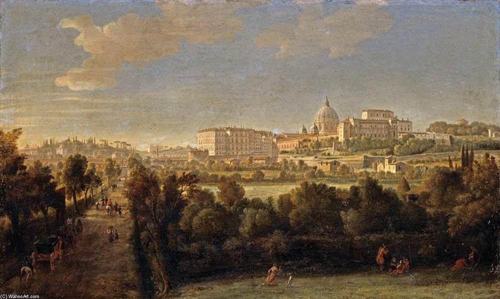 Rome: View Of St Peter's And The Vatican Seen From Prati Di Castello — Gaspar Van Wittel (caspar Andriaans Van Wittel)
