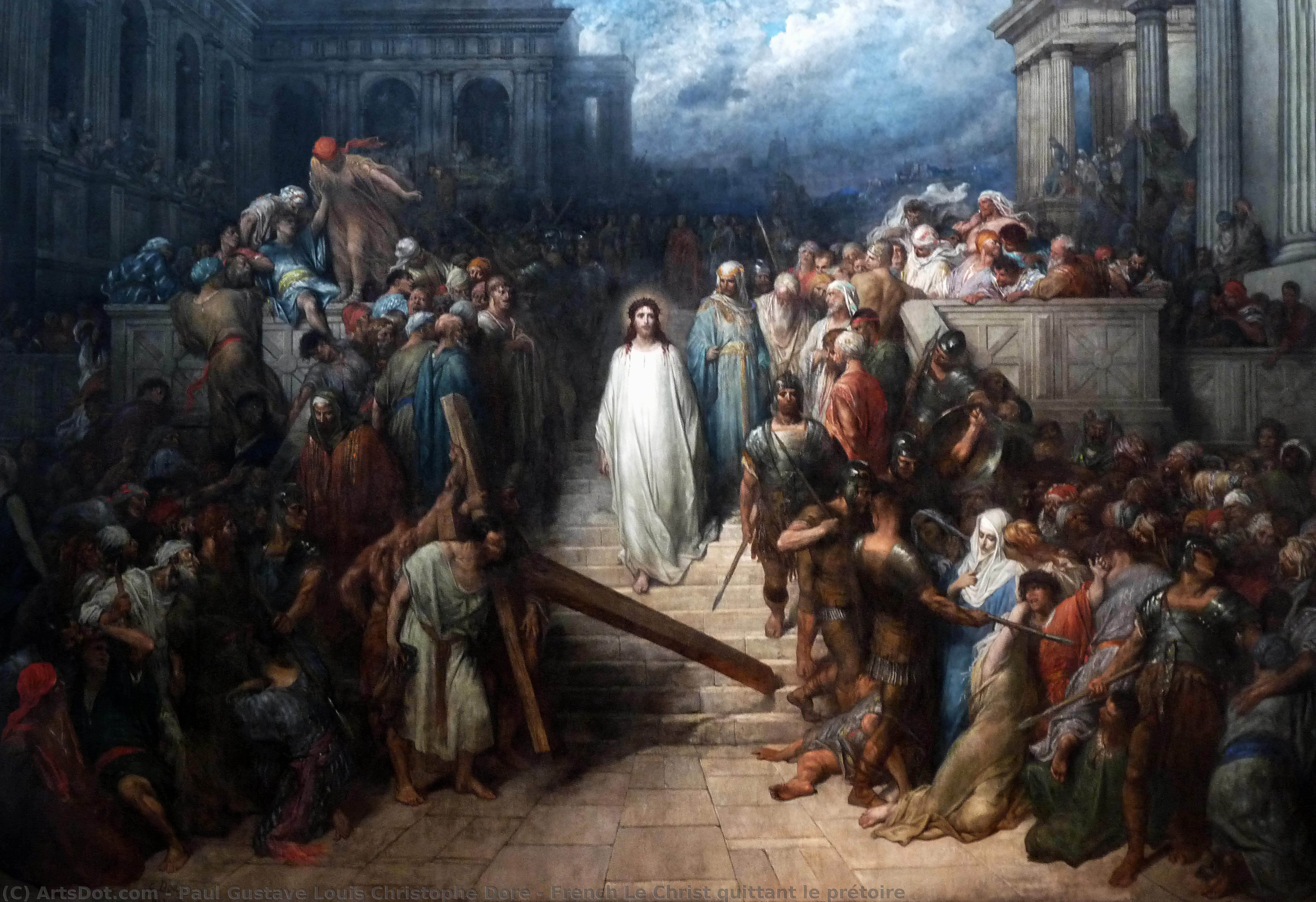 French Le Christ Quittant Le Prétoire — Paul Gustave Doré